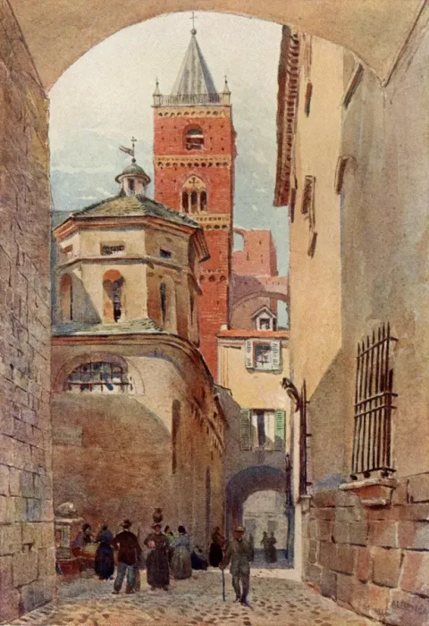 Framed Print : Italy / Albenga 1886 Framed Print : Italy / Albenga 1886