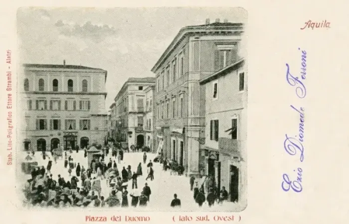 Framed Print : Italy - Aquila - Cathedral Square Framed Print : Italy - Aquila - Cathedral Square