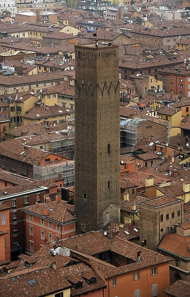 Italy. Bologna. Prendiparte Tower. 12th century