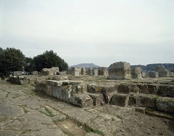 Italy. Campania. Cumae. Acropolis. The Greek temple of Apoll