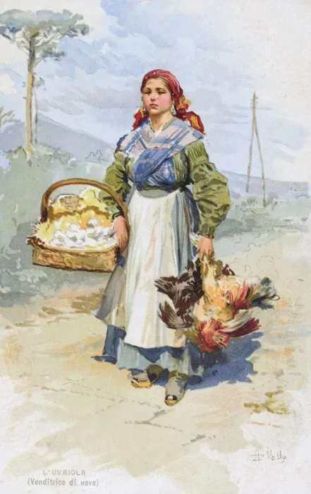 Framed Print : Italy - Egg Seller Framed Print : Italy - Egg Seller
