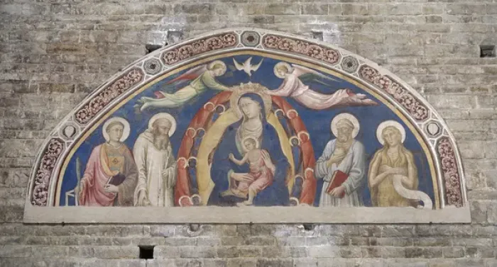 Framed Print : Italy. Florence. Church of San Maniato al Monte. Mural paint Framed Print : Italy. Florence. Church of San Maniato al Monte. Mural paint
