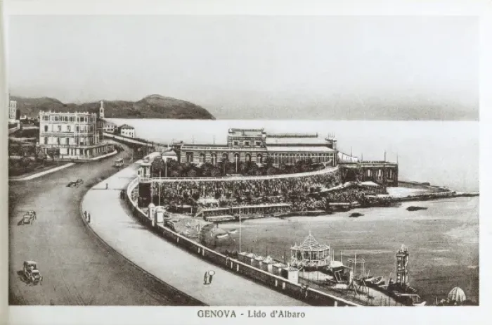 Framed Print : Italy, Genoa - Lido d Albaro Framed Print : Italy, Genoa - Lido d Albaro