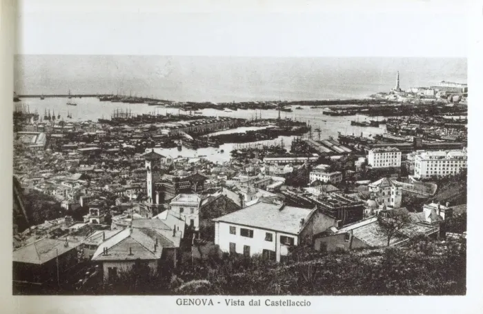 Framed Print : Italy, Genoa - View of Castellaccio Framed Print : Italy, Genoa - View of Castellaccio
