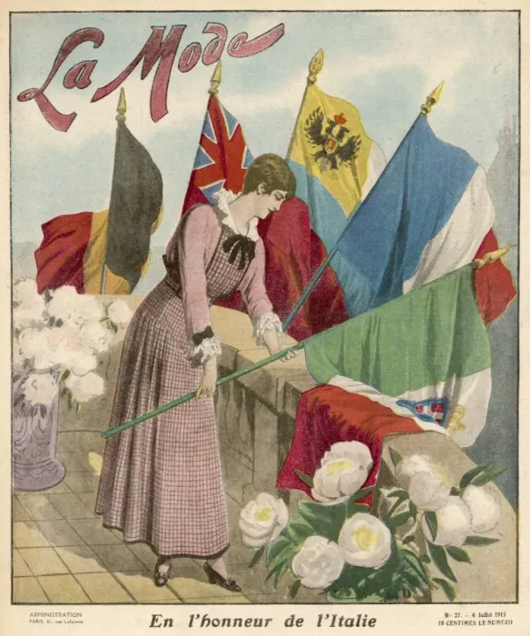 Framed Print : Italy Joins the Allies