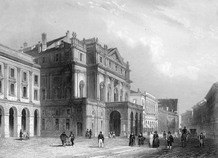 Framed Print : ITALY  /  LA SCALA MILAN