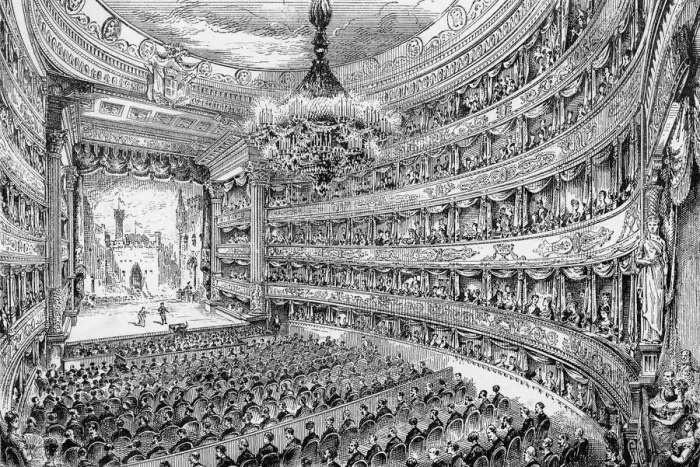 Framed Print : ITALY / LA SCALA MILAN Framed Print : ITALY / LA SCALA MILAN