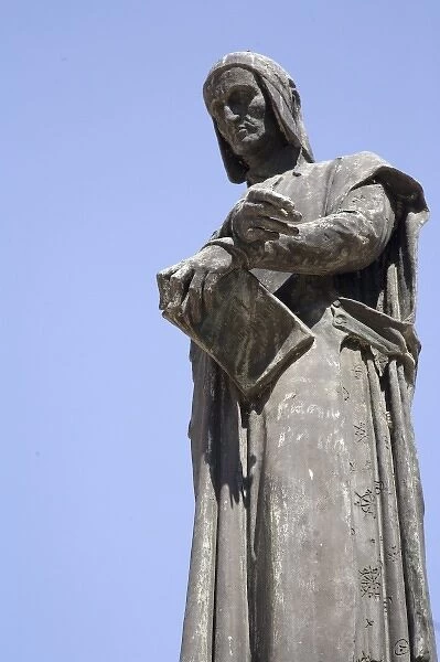ITALY. Mantua. Statue of Dante Alighieri. Sculpture