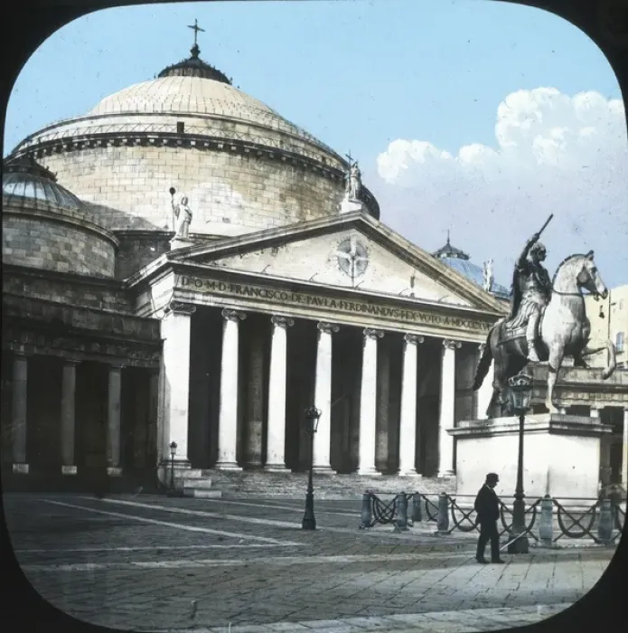 Framed Print : Italy - Naples - Church ofs - Francesco di Paolo Framed Print : Italy - Naples - Church ofs - Francesco di Paolo