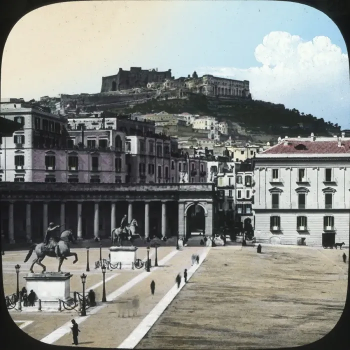 Framed Print : Italy - Naples - Piazza del lebiscito Framed Print : Italy - Naples - Piazza del lebiscito