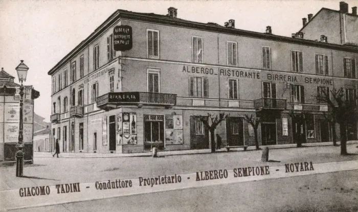 Framed Print : Italy - Novara - The Albergo Restaurant Framed Print : Italy - Novara - The Albergo Restaurant