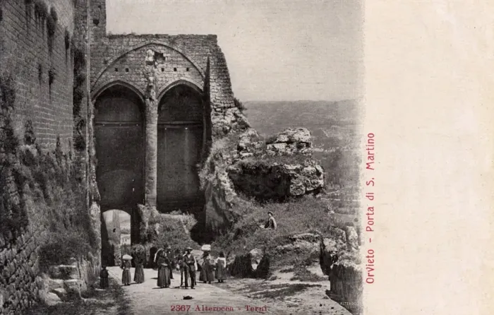 Framed Print : Italy, Orvieta - The Gate of S. Martino Framed Print : Italy, Orvieta - The Gate of S. Martino
