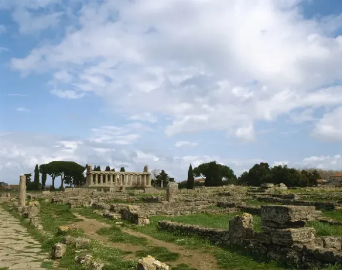 Framed Print : Italy. Paestum. Temple of Athena or Ceres Framed Print : Italy. Paestum. Temple of Athena or Ceres