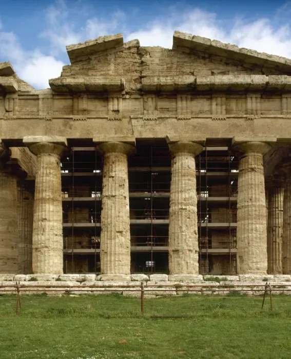 Framed Print : Italy. Paestum. Temple of Neptune Framed Print : Italy. Paestum. Temple of Neptune