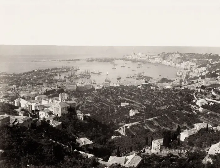 Framed Print : Italy - panorama Genoa, Genova Framed Print : Italy - panorama Genoa, Genova