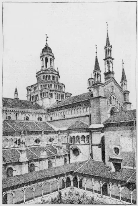 Framed Print : Italy / Pavia Certosa 1886 Framed Print : Italy / Pavia Certosa 1886