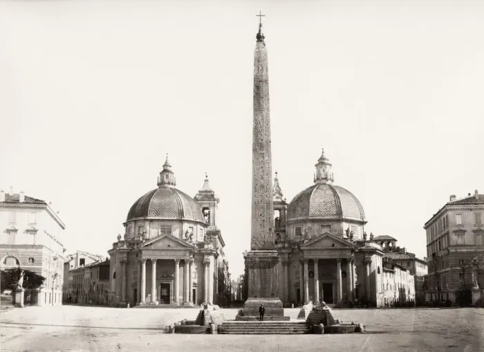 Framed Print : Italy - Piazza del Popolo, Rome Framed Print : Italy - Piazza del Popolo, Rome