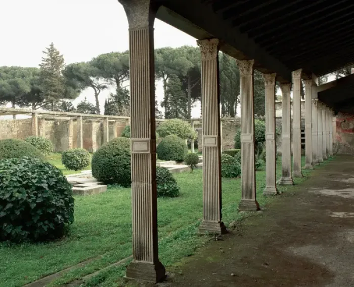 Framed Print : Italy. Pompeii. 1st century AD. House of Julia. Garden Framed Print : Italy. Pompeii. 1st century AD. House of Julia. Garden
