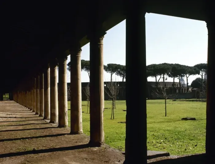 Framed Print : Italy. Pompeii. Great gym Framed Print : Italy. Pompeii. Great gym