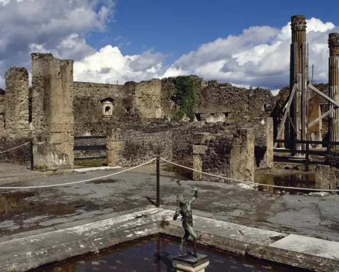 Framed Print : Italy. Pompeii. The House of the Faun. 2nd century BC Framed Print : Italy. Pompeii. The House of the Faun. 2nd century BC