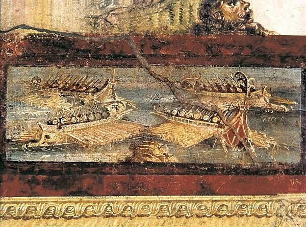 ITALY. Pompeii. House of the Vettii. Detail with