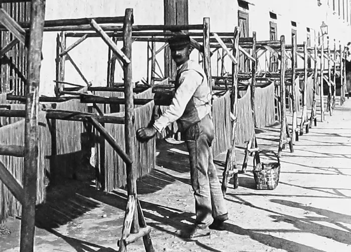 Framed Print : Italy Pozzuoli - drying maccaroni - pre-1900 Framed Print : Italy Pozzuoli - drying maccaroni - pre-1900