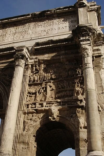 Italy. Rome. Arch of Septimius Severus