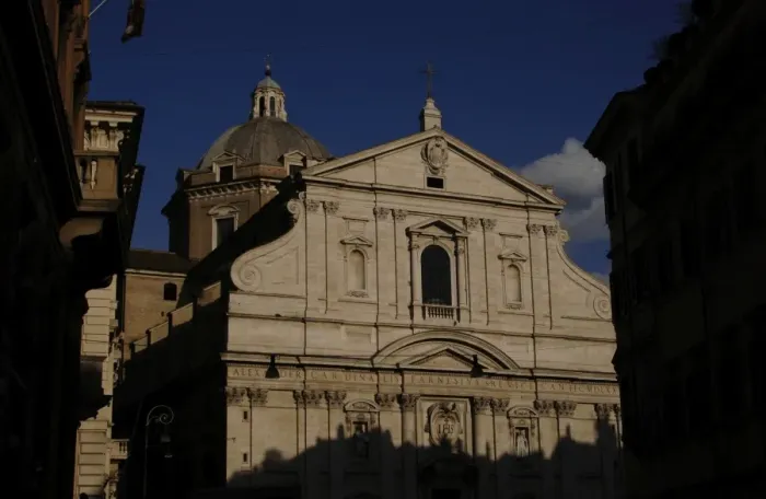 Framed Print : Italy. Rome. The Church of the Gesu. Mannerist. 16th century Framed Print : Italy. Rome. The Church of the Gesu. Mannerist. 16th century