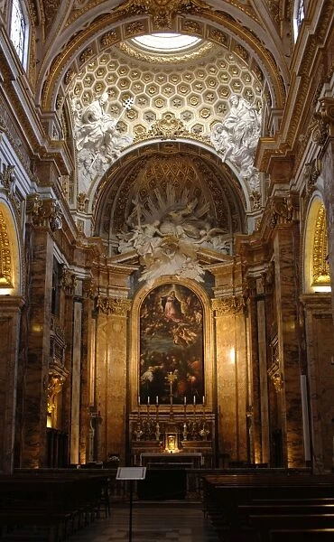 Italy. Rome. Church of St Louis of the French. Interior