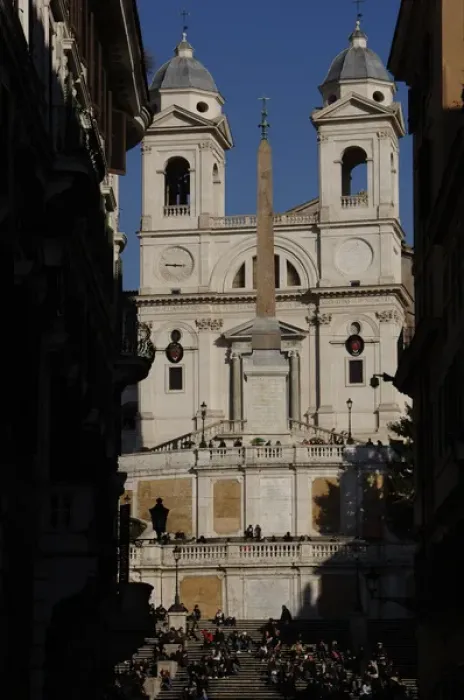 Framed Print : Italy. Rome. Church of the Trinita dei Monti. 16th century Framed Print : Italy. Rome. Church of the Trinita dei Monti. 16th century
