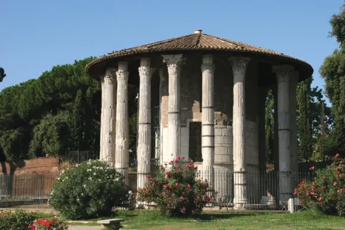 Framed Print : Italy. Rome. Circular Temple of Hercules Victor Framed Print : Italy. Rome. Circular Temple of Hercules Victor