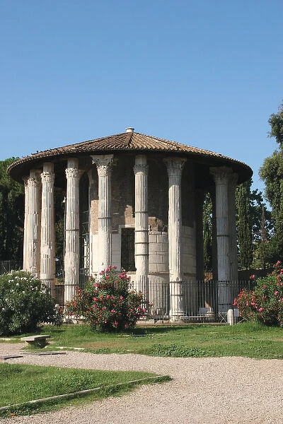Italy. Rome. Circular Temple of Hercules Victor