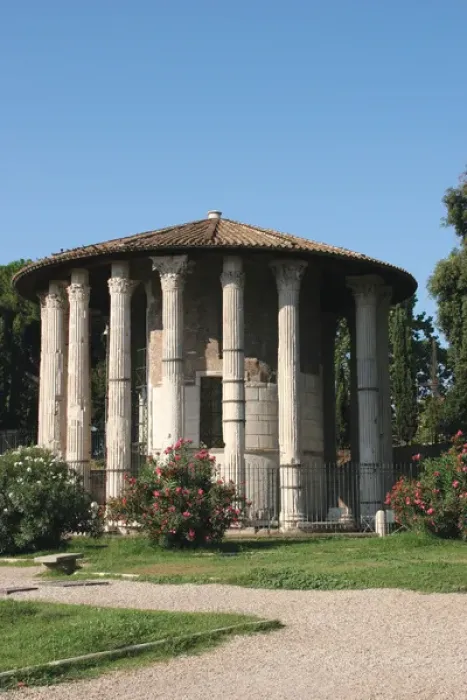 Framed Print : Italy. Rome. Circular Temple of Hercules Victor Framed Print : Italy. Rome. Circular Temple of Hercules Victor