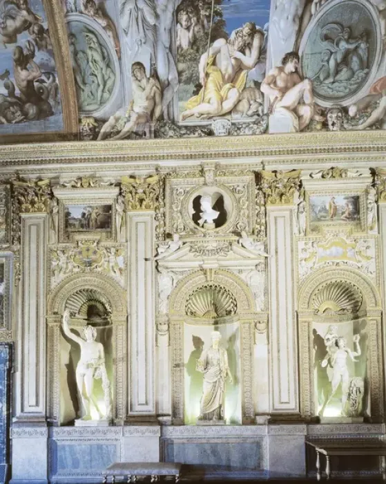 Framed Print : ITALY. Rome. Farnese Palace. Ceiling of the Carracci Framed Print : ITALY. Rome. Farnese Palace. Ceiling of the Carracci