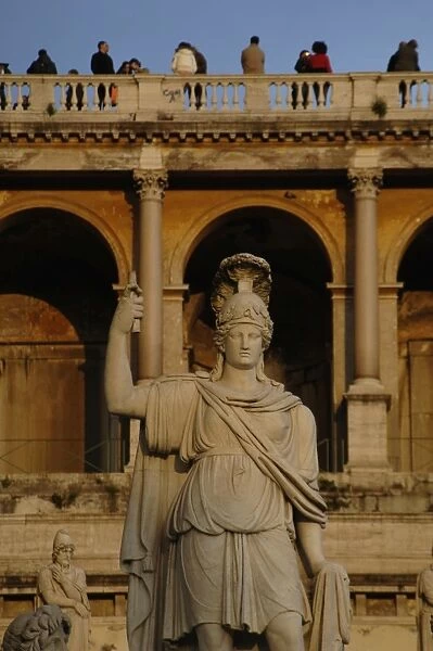 Italy. Rome. Fountain of the Goddess Rome, 1823