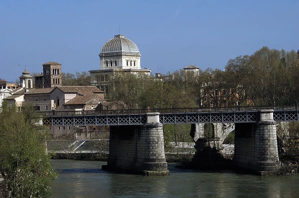 Italy. Rome. Palatine Bridge, 1886-1890. By Angelo Vescovali