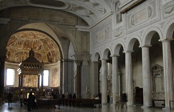 Italy. Rome. San Pietro in Vincoli Church. Interior