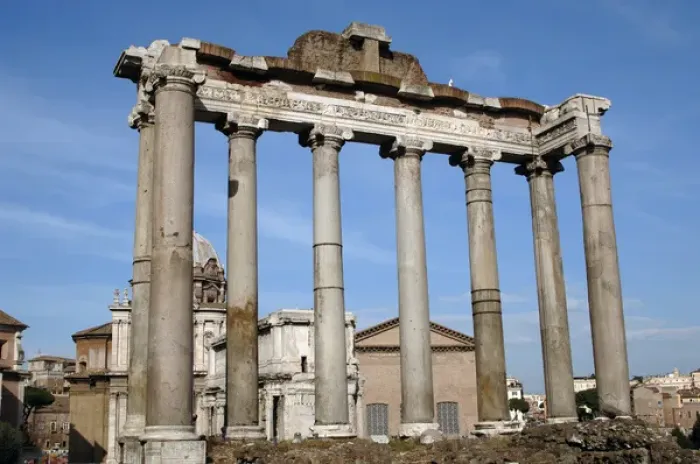 Framed Print : Italy. Rome. Temple of Saturn