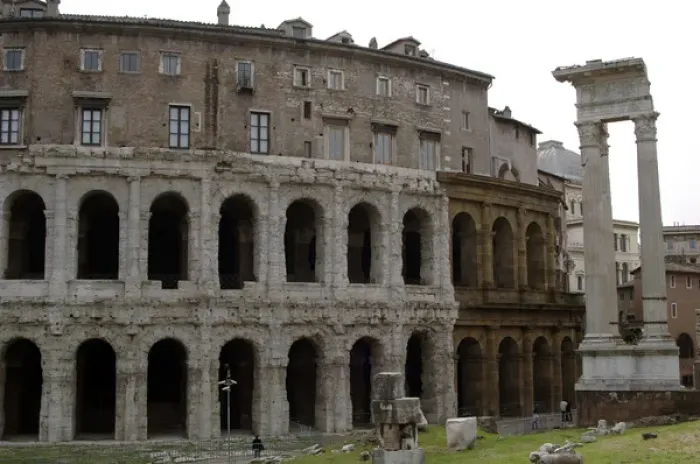 Framed Print : Italy. Rome. Theatre of Marcellus. 1st century BC Framed Print : Italy. Rome. Theatre of Marcellus. 1st century BC