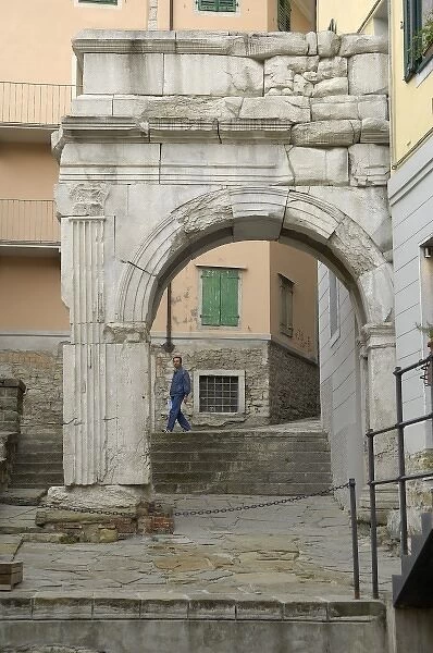 ITALY. Trieste. Arch of Riccardo (33 BC). Roman