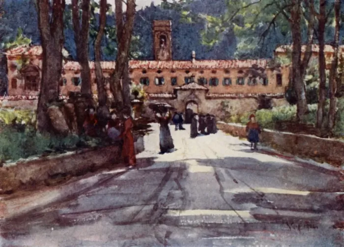 Framed Print : Italy / Vallombrosa 1905 Framed Print : Italy / Vallombrosa 1905