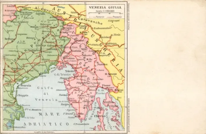 Framed Print : Italy - Venice - Map of the local region Framed Print : Italy - Venice - Map of the local region