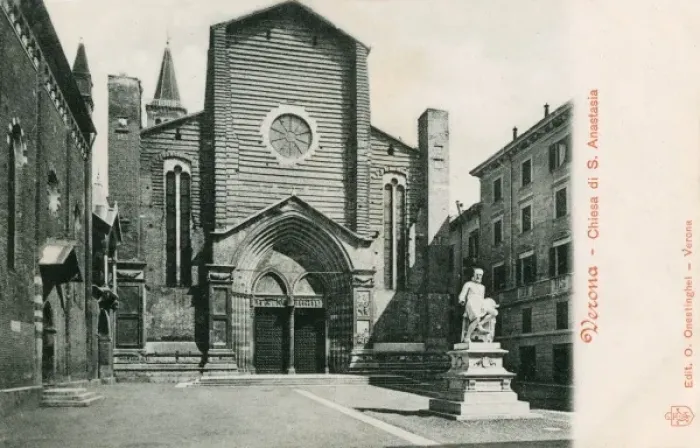Framed Print : Italy - Verona - Church of St Anastasia Framed Print : Italy - Verona - Church of St Anastasia