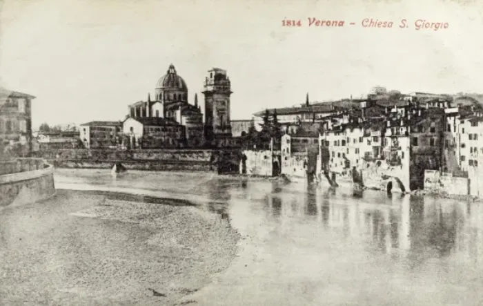 Framed Print : Italy - Verona - Church of St. George Framed Print : Italy - Verona - Church of St. George