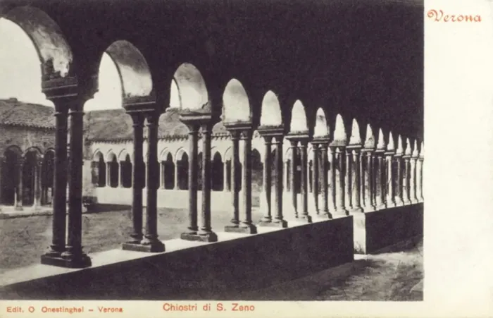 Framed Print : Italy - Verona - Cloisters of St. Zeno Framed Print : Italy - Verona - Cloisters of St. Zeno