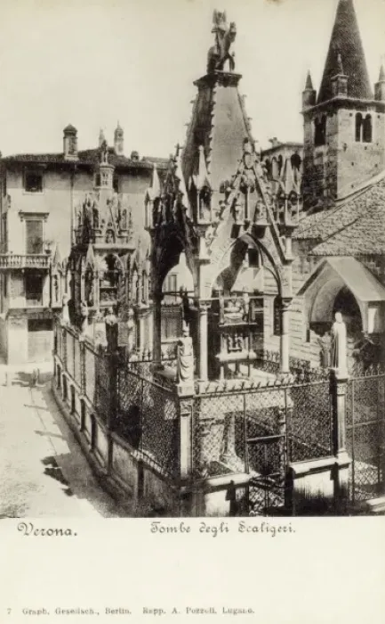 Framed Print : Italy - Verona - Scaligeri Cemetery (1 / 2) Framed Print : Italy - Verona - Scaligeri Cemetery (1 / 2)