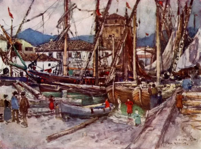 Framed Print : Italy / Viareggio Basin Framed Print : Italy / Viareggio Basin
