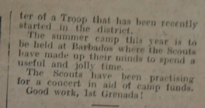 Framed Print : Item from The Scout newspaper Framed Print : Item from The Scout newspaper