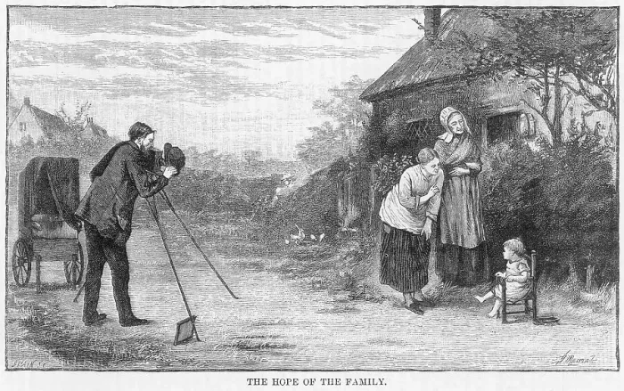 Framed Print : Itinerant photographer in country Framed Print : Itinerant photographer in country
