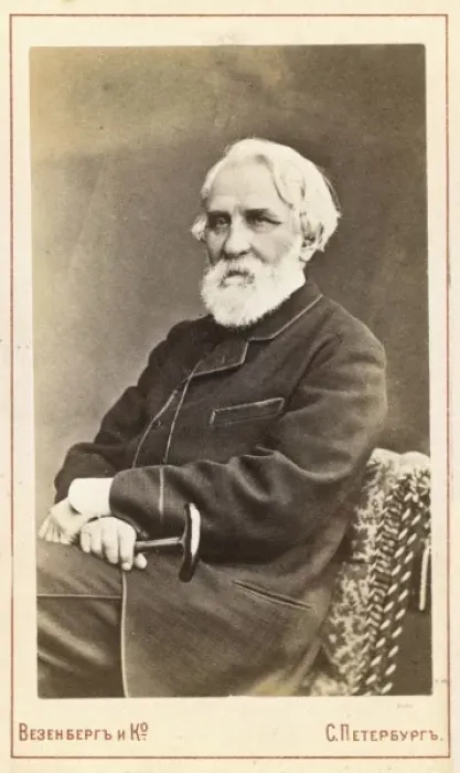 Framed Print : Ivan Sergeevich Turgenev, three-quarter length portrait, sea Framed Print : Ivan Sergeevich Turgenev, three-quarter length portrait, sea
